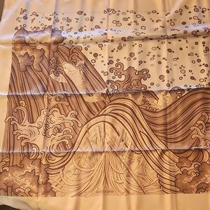 Hermes Silk Scarf Koi